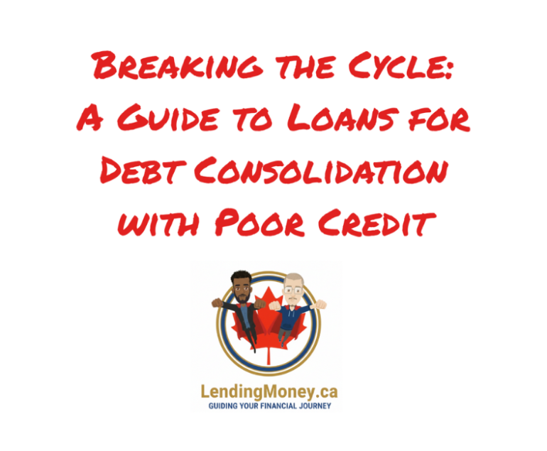 Debt Consolidation Loans for Poor Credit | Lending Money