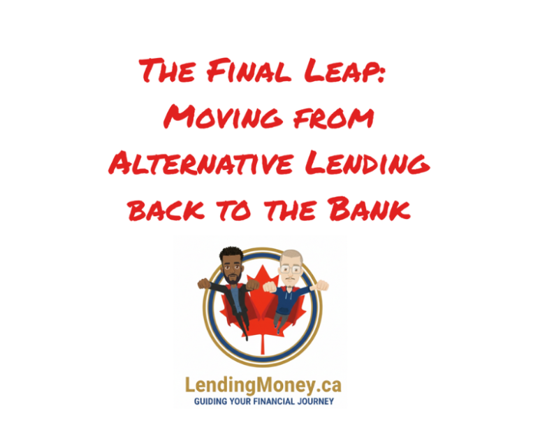 Moving from Alternative Lending back to the Bank