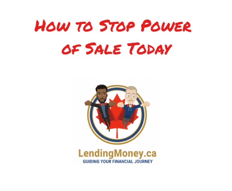 How to Stop Power of Sale Today