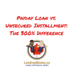 Payday vs. Installment Loan Costs