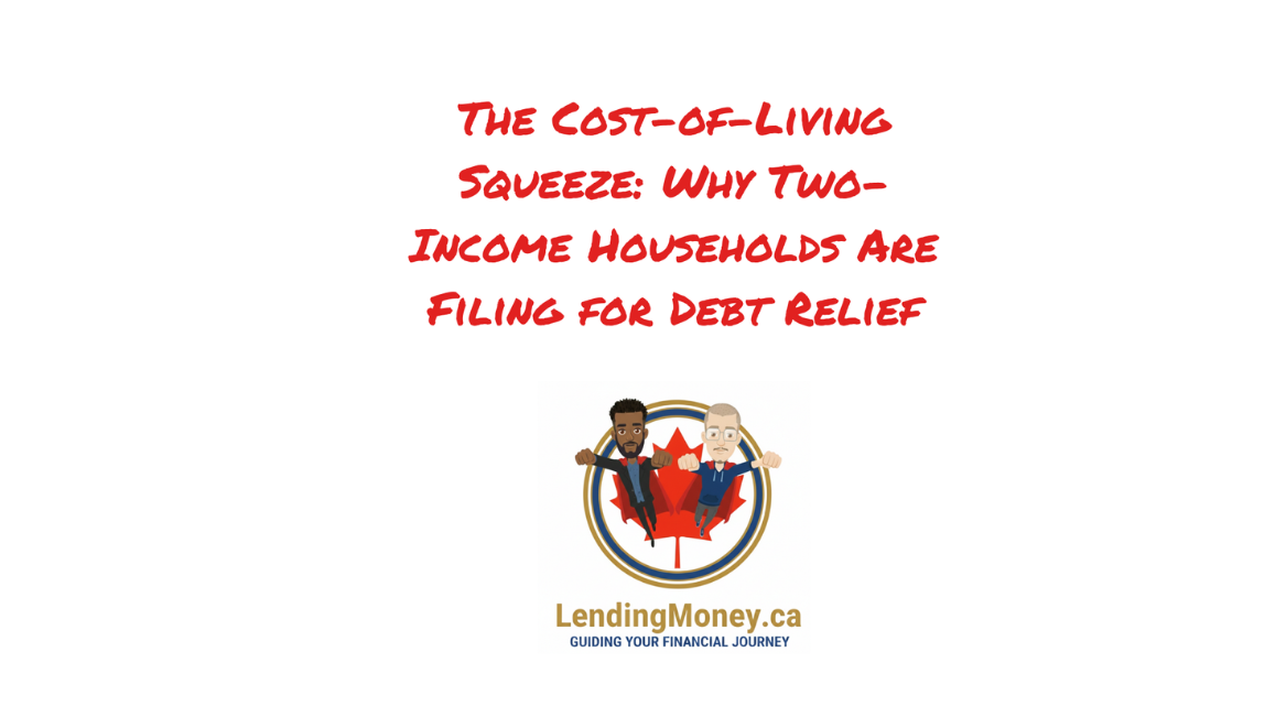 Two-Income Households Are Filing for Debt Relief